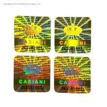 Special Effect Customized Order Number Hologram Sticker